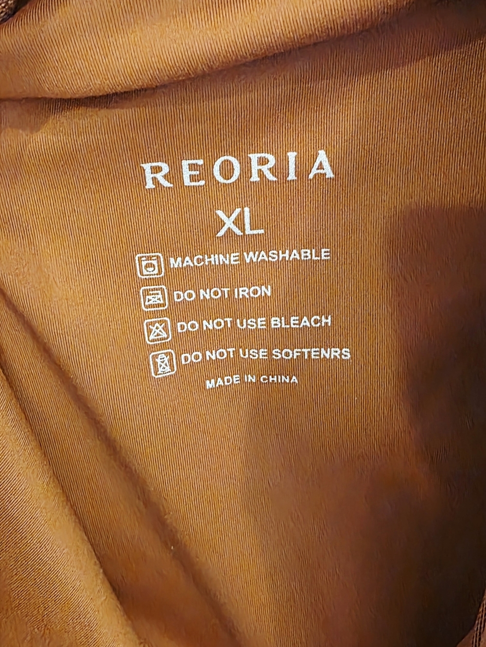 Sheer Rust Brown Long Sleeve Bodysuit - Picture 6 of 7